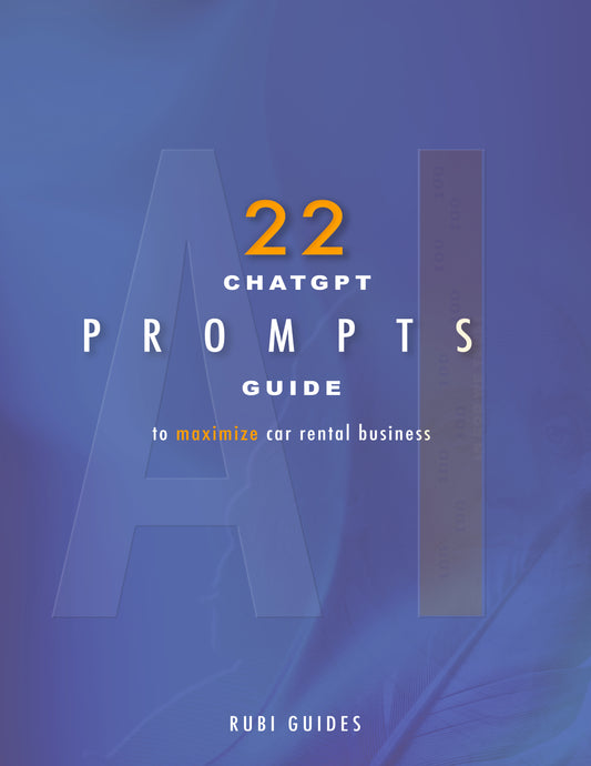 22 ChatGPT Prompts | Car Rental Business (PDF)