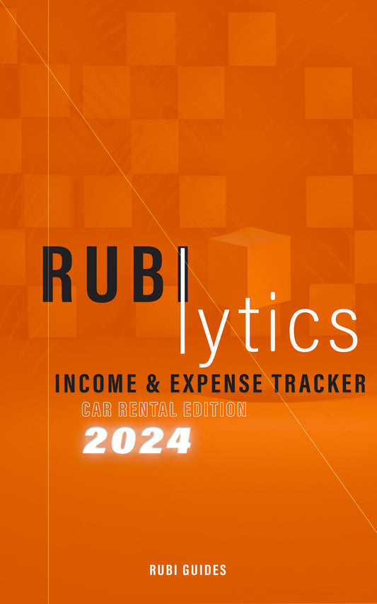 Rubilytics Car Rental Income & Expense Tracker - 2024