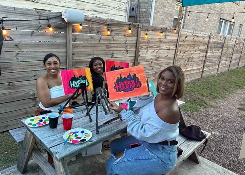 Hip Hop, R&B Paint and Sip Party Experience